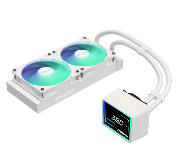 ASRock Challenger 240 Digital White 2x120mm - 1502291 - zdjęcie 4